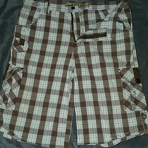 Men's Koman plaid shorts size 38